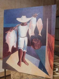 Quadro C. Brusell impressão