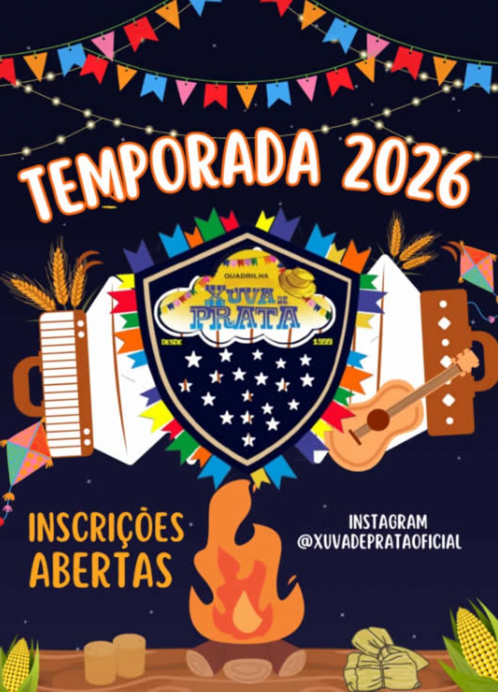 Quadrilha Xuva de Prata anuncia retorno em 2026 e abre inscrições em Santa Maria