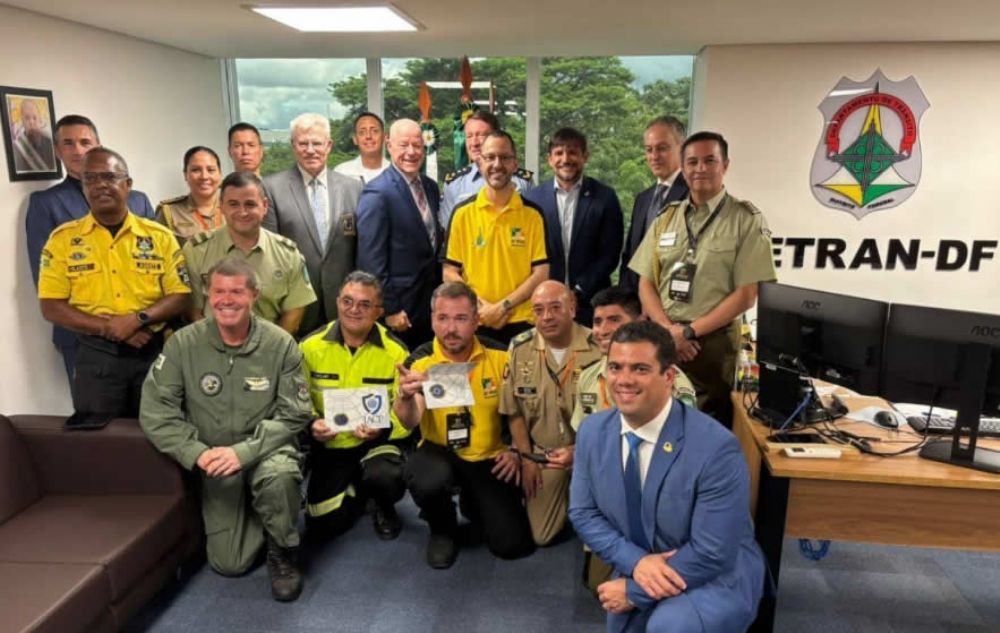 Visita da IACP ao Detran-DF fortalece reconhecimento internacional dos agentes de trânsito